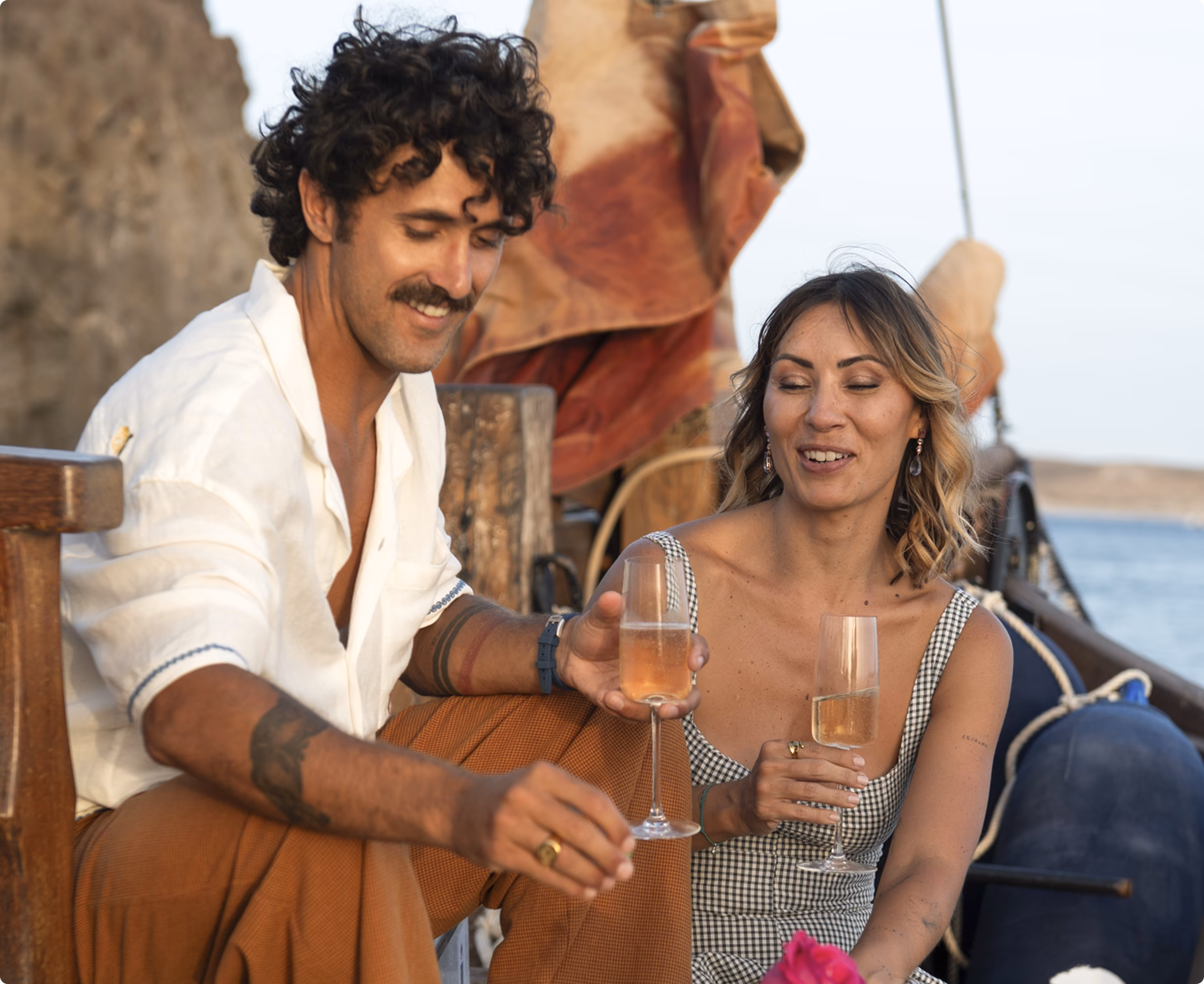 Sorpresa romántica con globo de corazón en Magic Chapel Lanzarote - Sorpresa para pareja Lanzarote